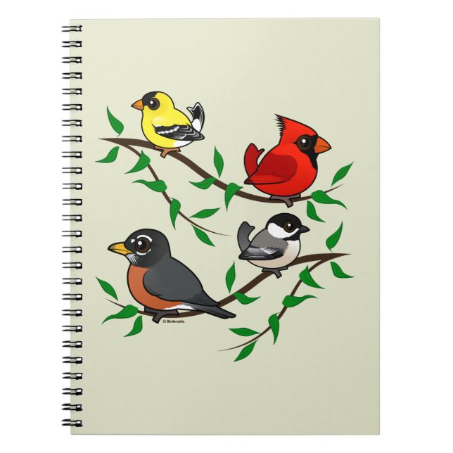 Cuaderno Aves del patio trasero (Frente)