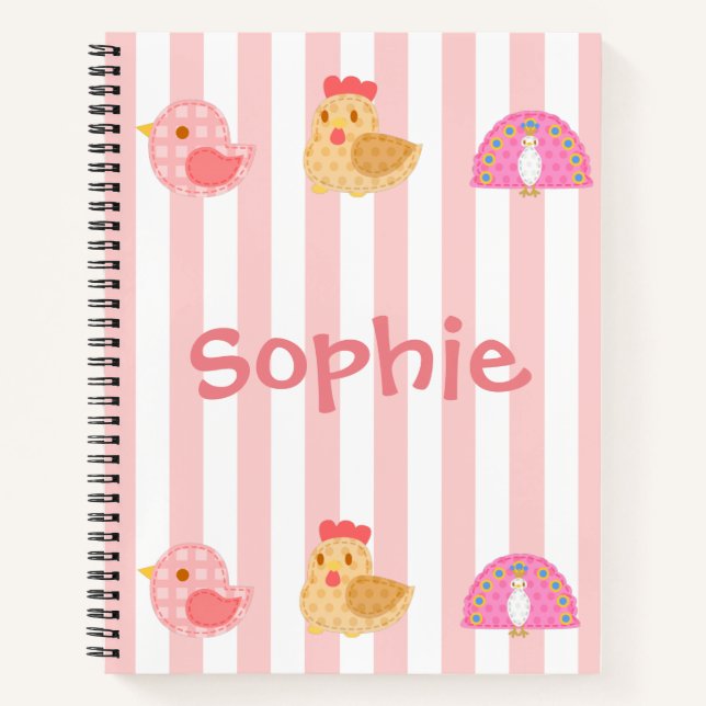 Cuaderno Aves dultas y cortas (Anverso)