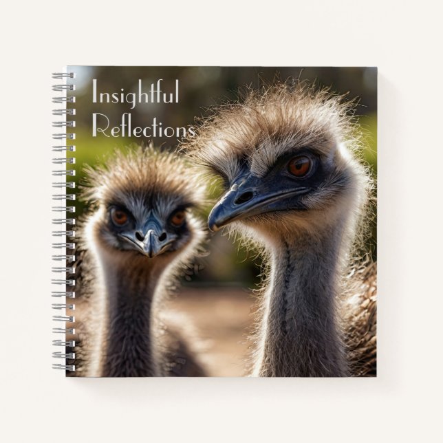 Cuaderno Aves Emu (Anverso)
