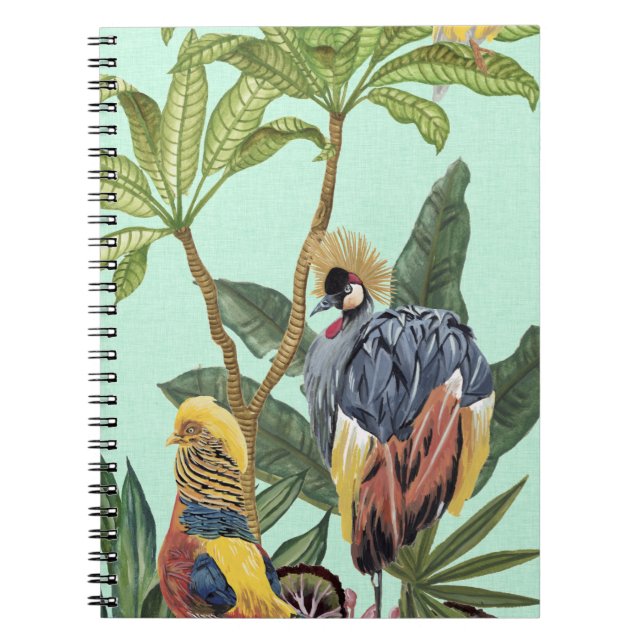 Cuaderno Aves en el paraíso - Aves grandes (Frente)