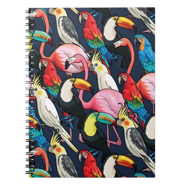 Cuaderno Aves exóticas (Frente)
