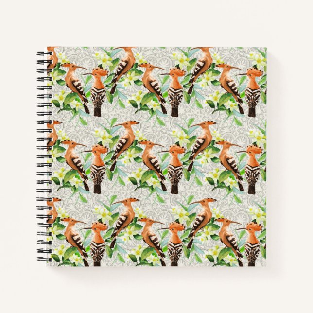 Cuaderno Aves Exóticas En El Lugar (Anverso)