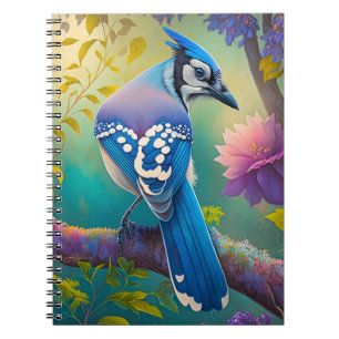 Cuaderno Aves fantásticas Jay azul