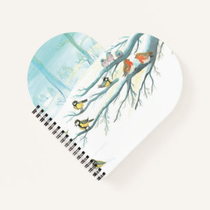 Cuaderno Aves forestales en invierno