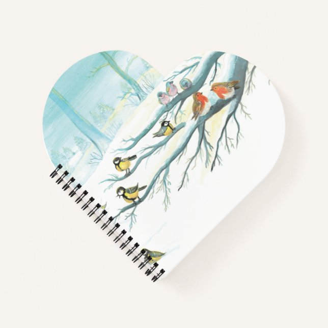 Cuaderno Aves forestales en invierno (Anverso)