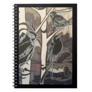Cuaderno Aves negras