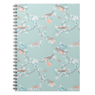 Cuaderno Aves y flores