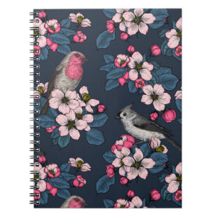 Cuaderno Aves y flores