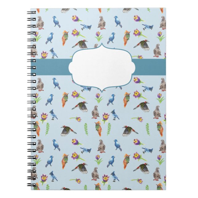 Cuaderno Aves y flores (Frente)