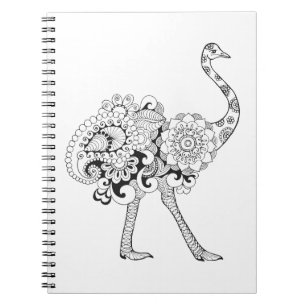 Cuaderno Avestruz inspirada