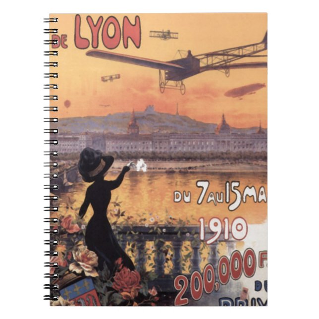 Cuaderno Aviación francesa vintage (Frente)