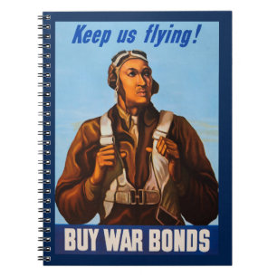 Cuaderno Aviadores afroamericanos pilotos de combate de la 