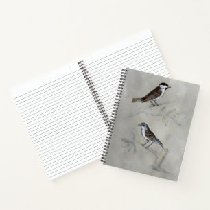 Cuaderno Aviario silencioso   Un Par De Aves