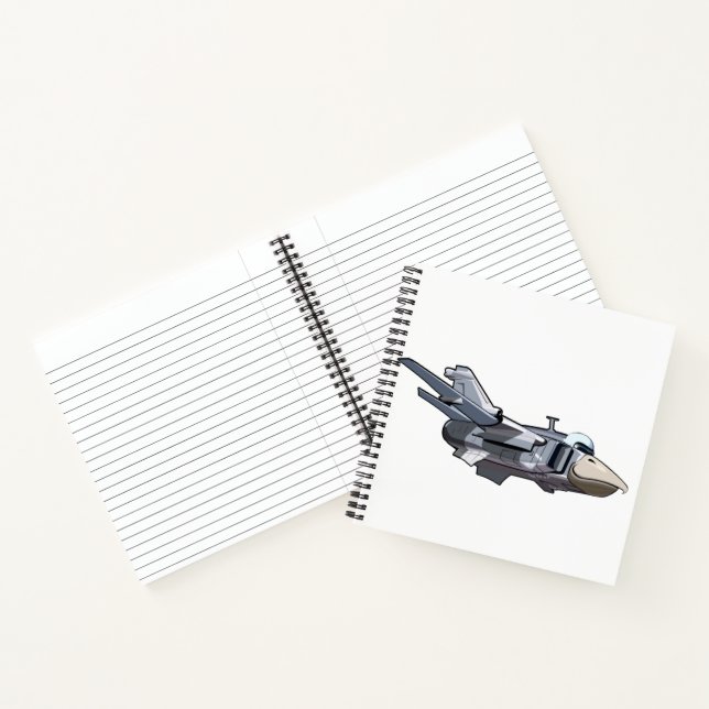 Cuaderno Avión de avispón personalizado (Interior)
