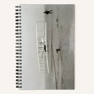 Cuaderno Avión de los Hermanos Wright Primer Vuelo de Avión