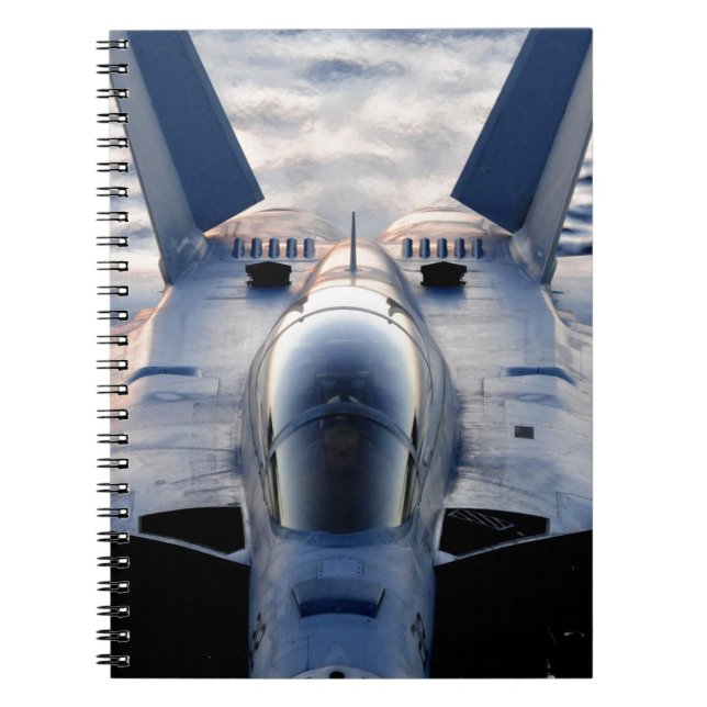 Cuaderno Avión militar (Frente)