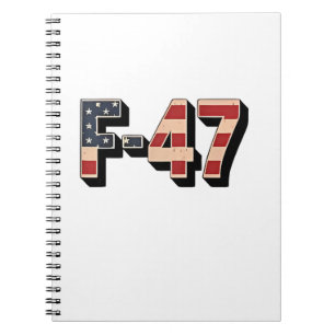 Cuaderno Avión oficial F47 Maga Fighter Jet F-47 Jet Fighte