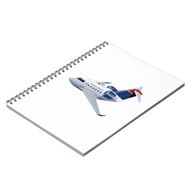 Cuaderno avión personalizado (Lado Izquierdo)