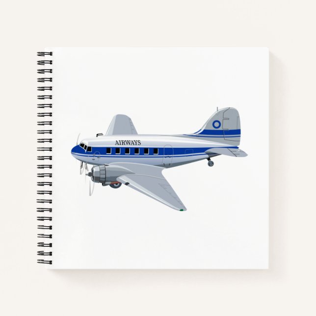 Cuaderno avión personalizado (Anverso)