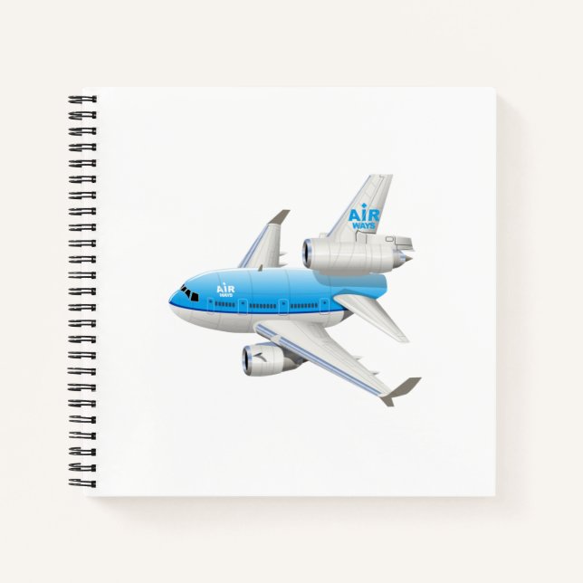 Cuaderno avión personalizado (Anverso)