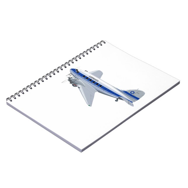 Cuaderno avión personalizado (Lado Izquierdo)