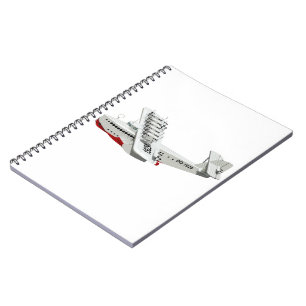 Cuaderno avión retro personalizado