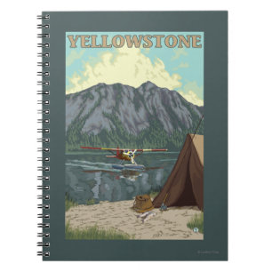 Cuaderno Avión y pesca - nacional de Bush de Yellowstone