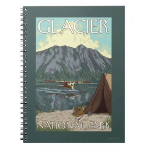 Cuaderno Avión y pesca - Parque Nacional Glacier, TA de