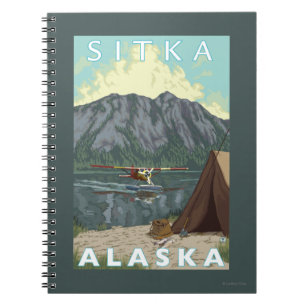 Cuaderno Avión y pesca - Sitka, Alaska de Bush