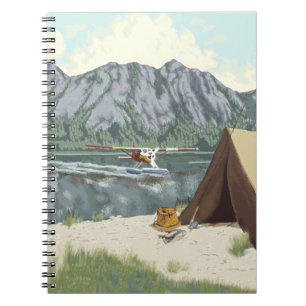 Cuaderno Avión Y Viajes De Pesca De Alaska Bush