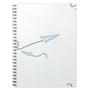 Cuaderno aviones de papel