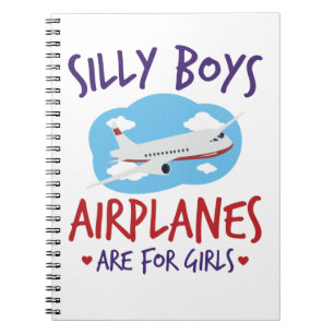 Cuaderno Aviones para Chicas Cuidan mujeres piloto damas