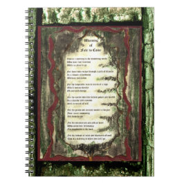 Cuaderno Aviso del destino por venir