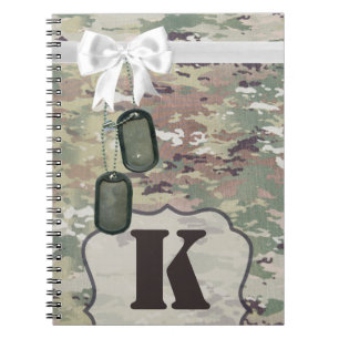Cuaderno Aviso personalizado Ejército OCP Camo Uniforme Cam