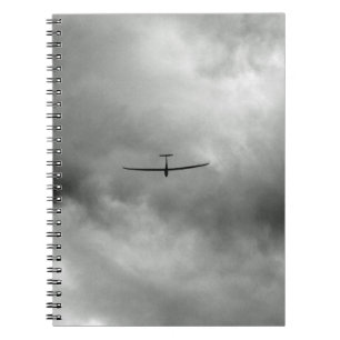 Cuaderno Avispado volando en el cielo gris