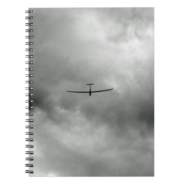 Cuaderno Avispado volando en el cielo gris (Frente)