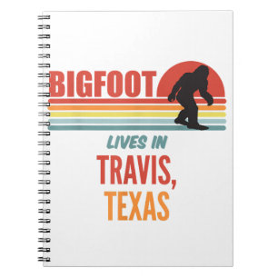 Cuaderno Avistamiento de Bigfoot en Travis Texas