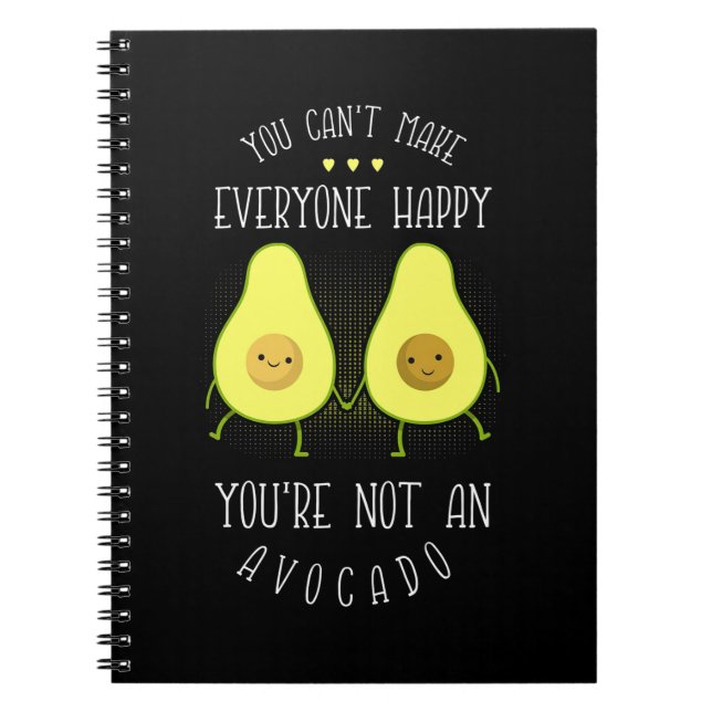 Cuaderno Avocado Can Make Everyone Happy (Frente)