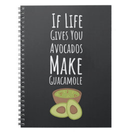 Cuaderno Avocado Gifts Guacamole Trendy Happy Fruit Vegan