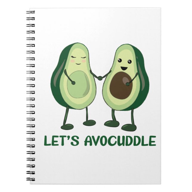 Cuaderno Avocuddle - Funny Aguacate Pun (Frente)