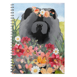 Cuaderno AWASH IN LIGHT Black - Blue Chow Dog