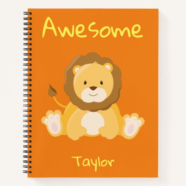 Cuaderno Awesome Lion (Anverso)