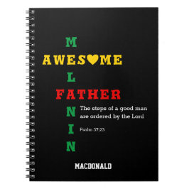 Cuaderno Awesome Melanin FATHER