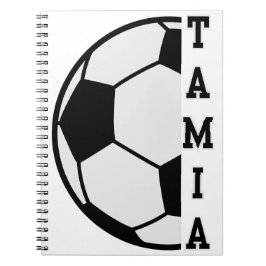 Cuaderno Awesome Nombre Personalizado Soccer Ball Sports