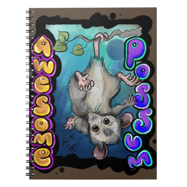 Cuaderno Awesome Possum (Frente)