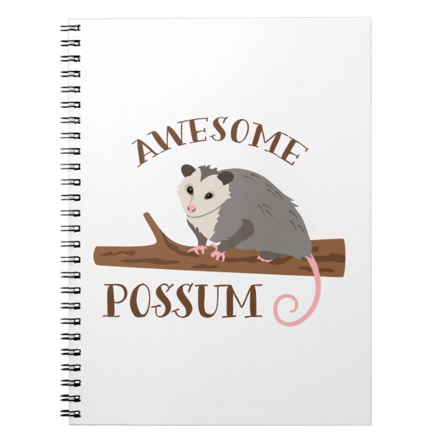 Cuaderno Awesome Possum (Frente)