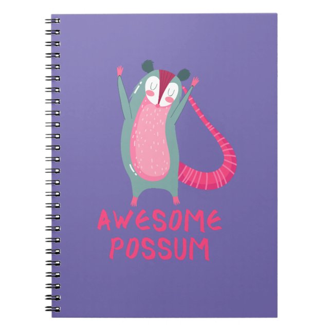 Cuaderno Awesome Possum (Frente)