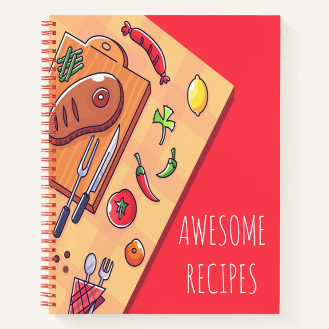 Cuaderno Awesome Recipes Journal (Anverso)