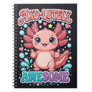 Cuaderno Axo-Totalmente Increíble Cute Axolotl