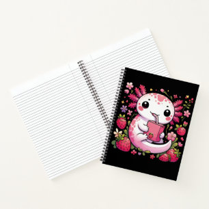 Cuaderno Axolotl Bebe Fresa Japonesa